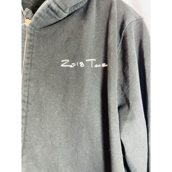 Sam Smith 2018 Thrills Tour Black Zip Hoodie Sz M - Picture 5 of 12